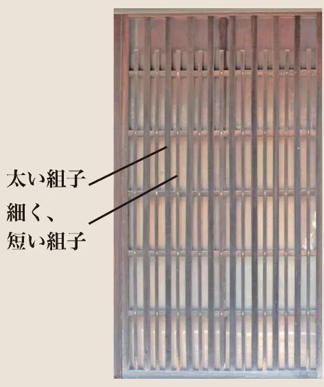 親子切子格子 大正末〜昭和初期（21）