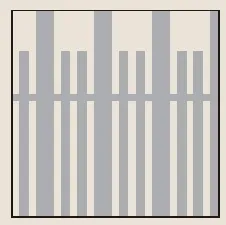 親子切子格子のパターン図