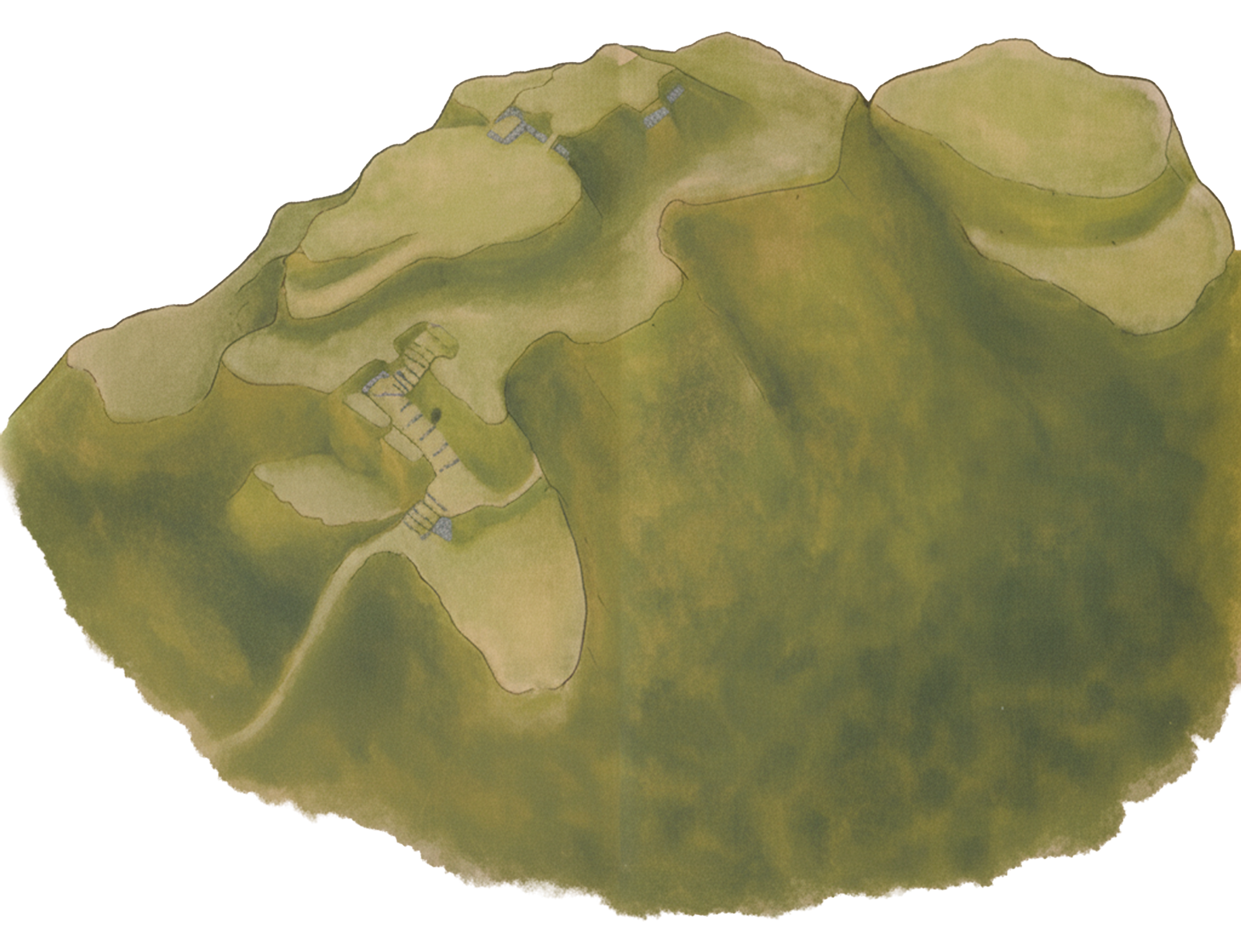 宇陀松山城跡 散策マップ