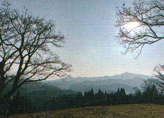 本丸から見る大峰山脈