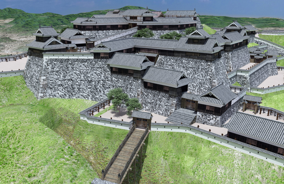 宇陀松山城 復元CG