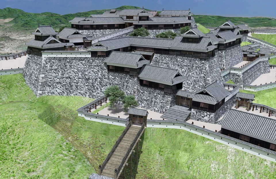 宇陀松山城 復元CG